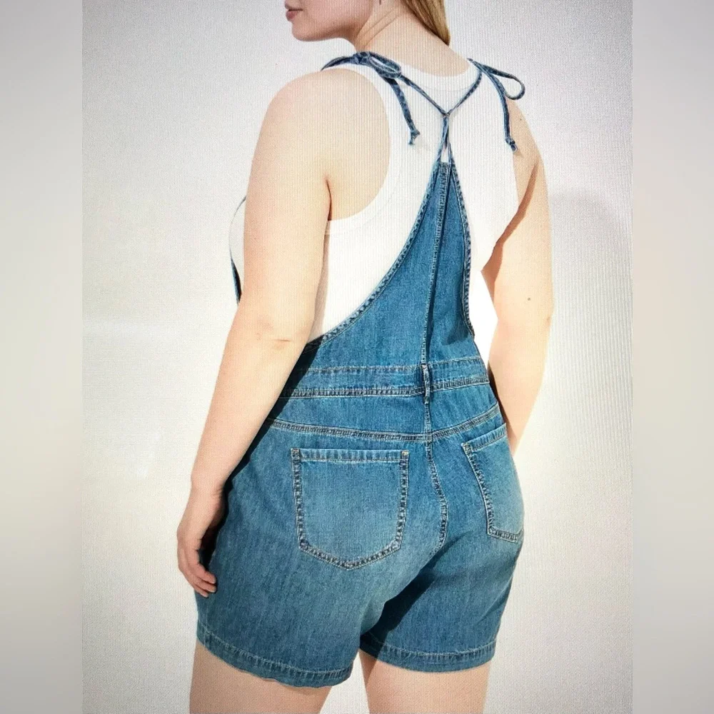 Torrid Blue Denim Women Jeans Overalls - Picture 2 of 10